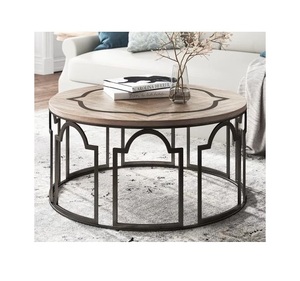 Nouvelle table basse design design indien avec plateau en verre trempé avec pieds en métal doré table basse pour obtenir un excellent taux - Product Image 5