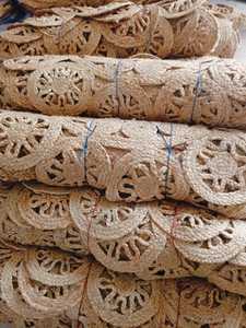 Alfombras de yute plegables para interiores/exteriores de alta demanda, alfombrillas para puerta, técnica tejida con patrón novedoso para la entrada del hogar, cocina, inodoro - Product Image 5