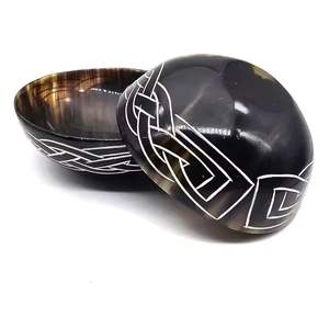 Tazón de cuerno orgánico ecológico 100% seguro para lavavajillas, Material Natural sostenible hecho a mano para regalos éticos y orgánicos - Product Image 1