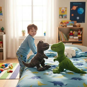 Peluche de Dinosaurio T-Rex Grande, Súper Suave, Personalizable, Material de Poliéster Súper Suave, Algodón PP, ODM, Peluche de Anime Personalizable en Bolsa - Product Image 2