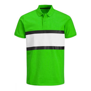 Men's Polyester/Cotton Anti-shrink Short Sleeve Golf Shirt Ultimate Corporate for Summer Solid Pattern Knitted Fabric Custom - Product Image 3