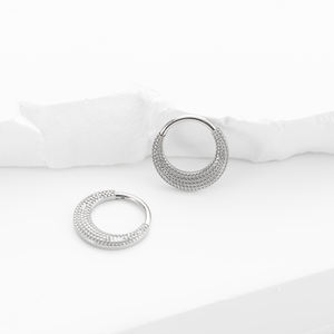 Aurien - Piercing de Nariz de Titanio Estilo Clásico con Segmento Articulado, Joyería de Perforación Corporal de Grado Implante para Compromiso - Product Image 6