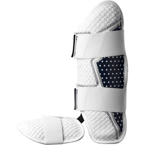 Prix bon marché d'usine Protection professionnelle 100% Nylon Protection des jambes personnalisable Baseball formation protège-tibia confortable - Product Image 4