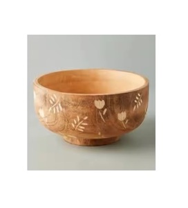 Cuencos de madera extragrandes al por mayor en la India para utensilios de cocina, vajilla de mesa, juego de cuencos de madera - Product Image 6