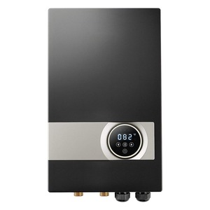 Calentador de agua eléctrico de la mejor calidad, 27 Kw, control táctil LCD, montaje en pared, con bloqueo para niños, para ducha, agua caliente bajo demanda - Product Image 1
