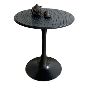 Tulip Round <b>Dining</b> <b>Table</b> 60cm Plastic Top with Iron Legs-ST1545F - Product Image 1