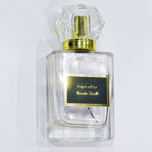 Marca de lujo Eco-Friendly Gold Chrome Metalizado Perfume Embalaje Impermeable Durable Cuidado DE LA PIEL Etiquetas de piel Premium - Product Image 3