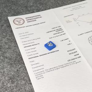 ทรงลูกแพร์ igi/gia ขนาดเล็กสี D 0.8มม.-3มม. 5CT HPHT Lab Diamond สำหรับเครื่องประดับทอง18K - Product Image 5