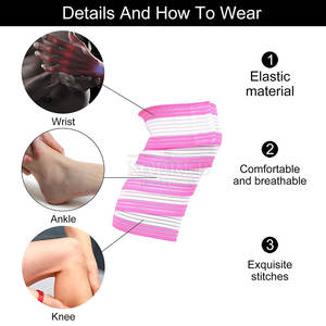 <b>Compression</b> <b>Knee</b> Wraps For Workout Stability And Joint Protection Durable <b>Knee</b> Wraps With Strong Stretch Fabric - Product Image 6