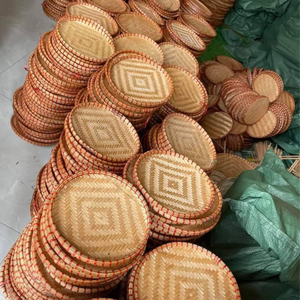 Premium natural bamboo <b>tray</b> handmade for serving food <b>drinks</b> and snacks - Product Image 3