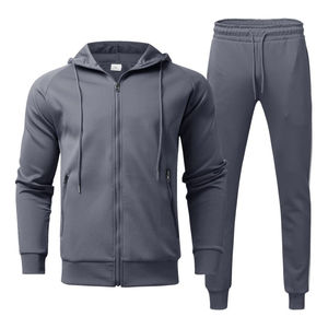 Survêtement personnalisé de haute qualité pour hommes tenue décontracté pièces fermeture éclair complète Gym Jogging costume pour hommes - Product Image 1