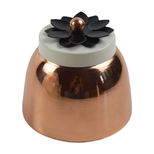 Venta al por Mayor Directa de Fábrica, Tarros para Alimentos y Galletas, Tarros para Galletas Plateados y Pintados, Diseño Metálico - Product Image 2