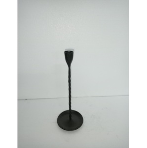 Metal <b>Candle</b> Holder Black Color Christmas Edition Adds Nordic Refinement to Home Handmade Eco-Friendly Design Sophistication - Product Image 2