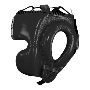 Conjunto de boxeo Guantes con cordones con protector de cabeza de mejillas Cuero de vaca genuino para artes marciales y entrenamiento físico - Product Image 4
