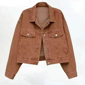 Hot Selling Multi Color <b>Denim</b> <b>Jacket</b> For Unisex 100% Cotton Fabric Long Sleeve Casual Wear Slim Fit Windproof Jeans <b>Jacket</b> - Product Image 2