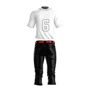 Ensembles d'uniformes de baseball brodés sur mesure pour événements sportifs en polyester respirant à séchage rapide - Product Image 6