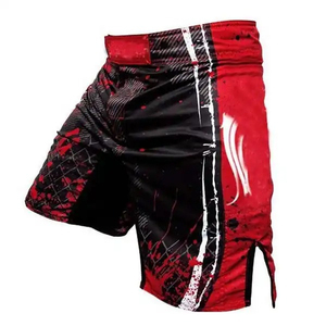 Pantalones cortos personalizados para hombres adultos jóvenes sublimación boxeo grappling jiu jitsu BJJ fight mma - Product Image 3