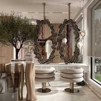 Présentoir de Vitrine, Mobilier de Restaurant, Comptoir d'Accueil, Équipement de Salon de Beauté, Étagère de Présentation, Accessoire de Vitrine, Comptoir de Bar pour Boutique Éphémère