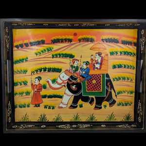 Plateau de service en bois MDF avec revêtement émaillé, design, hôtels et restaurants, articles de cuisine, plateau de table, haute qualité - Product Image 1