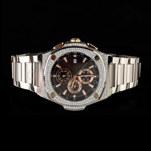 Vêtements professionnels de bureau formels et décontractés de tous les jours, montre en diamant Moissanite D VVS cultivée en laboratoire, mode de luxe pour hommes et femmes - Product Image 1