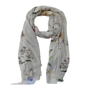 Écharpe de marque pour femmes Multi Floral numérique imprimé 100% Modal Long tissu extrêmement doux conceptions créatives prix pas cher - Product Image 1