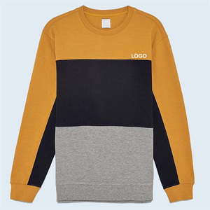 Sweat-shirts pour hommes en couleurs contrastées, prix bas, style streetwear décontracté pour l'hiver, en coton, nouveau design. - Product Image 6