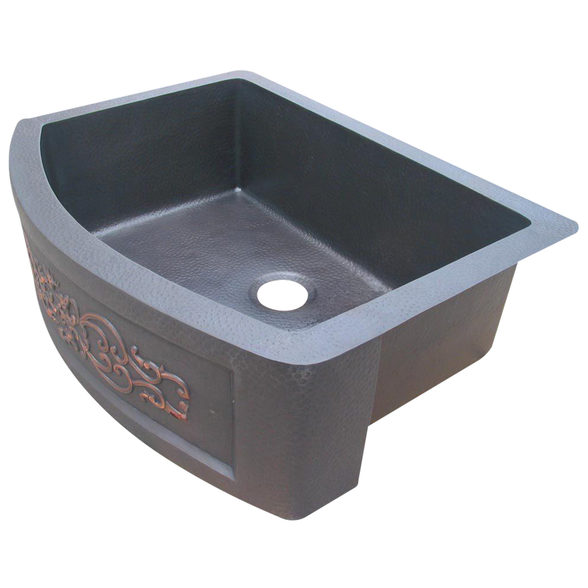 L Style Lavello con grembiule stagionato vecchio stile