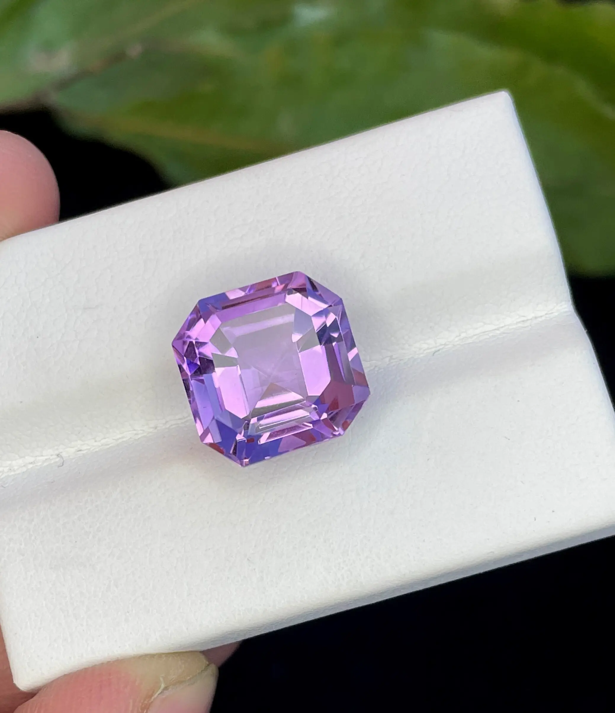 8 CTS Natural Ametrine Gemstone kualitas terbaik 100% Natural Bio Ametrine Asher potongan bentuk batu potongan longgar berkilau Ametrine. Berpendar