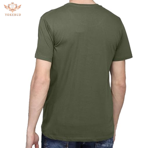 T-shirt en coton pur tricoté 100 %, coupe oversize, épais, vierge, personnalisable, à manches courtes, respirant, uni, grandes tailles, vente en gros - Product Image 6