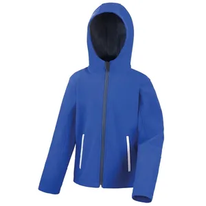 Junior Promotional <b>Soft</b> <b>Shell</b> <b>Hooded</b> <b>Jacket</b> Children's Hoodies & Sweatshirts - Product Image 5