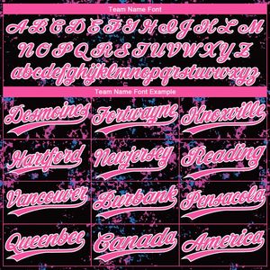 أزرق وردي حلويات نسيج حروف مخصصة للتصامي سوفتبول زر البيسبول جيرسي <span class=keywords><strong>2</strong></span> أزرار نادي البيسبول جيرسي بيع كامل - Product Image 4