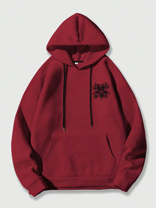 Pull à capuche zippé pour hommes tendance Respirant Coton Polaire/Polyester Imprimé personnalisé Conception brodée Séchage rapide - Product Image 2