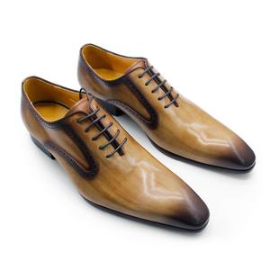 รองเท้าลำลองพื้นน้ำหนักเบาและรองเท้าใส่สบายสำหรับผู้ชาย รองเท้าหนัง - Product Image 1