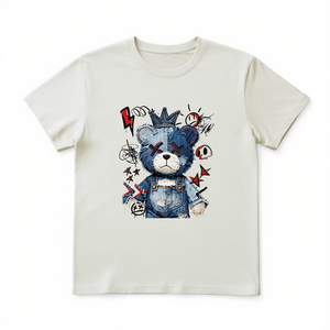 T-Shirt Unisex 210GSM 100% Cotone Stile Casual Abbigliamento Maglietta Personalizzata con Stampa Serigrafica Rose Taglia 2XL Disponibile Stampa DTG Compressa - Product Image 2