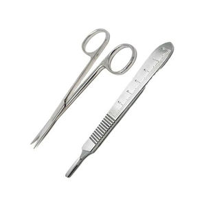 Kit de Instrumentos Quirúrgicos de Acero Inoxidable Reutilizables, Tijeras para Suturas, Pinzas y Fórceps para Apósitos de Astrin Surgical - Product Image 3