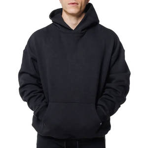 Sudadera con capucha y estampado de abullonado personalizado unisex, ropa de calle de invierno de algodón pesado, fabricante de ropa de hombre con logotipo teñido liso XL - Product Image 5