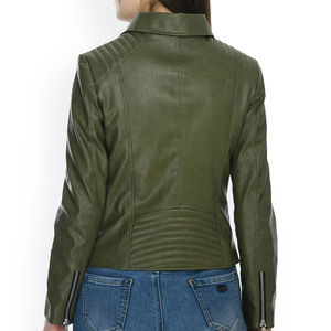 Chaqueta de Cuero para Mujer, Manga Larga, Material de Piel de Vaca Genuina, Transpirable, Chaqueta de Cuero Auténtico 2026 - Product Image 3