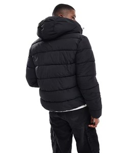 Vente en gros Doudoune matelassée personnalisée légère, imperméable, coupe-vent Baggy surdimensionné à capuche pour hommes Blouson bombardier veste épaisse - Product Image 3