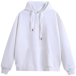 Logo personnalisé en gros polaire lourd 350 g/m² à capuche avec épaules tombantes sweats à capuche surdimensionnés pour hommes - Product Image 2
