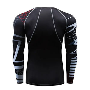 Ne Fashion Gym Camisas de compresión Personalizadas de alta calidad para hombres Rash Running Guard Transpirable Diseña tu propio Rash Guard - Product Image 2