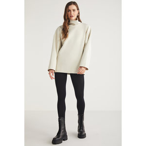 Felpa da Donna ETHIQUET <span class=keywords><strong>Hermione</strong></span> 100% Cotone Organico con Collo Alto e Maniche a Campana - Product Image 1