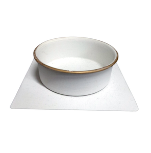 Vente chaude Fer Métal Décoratif Bougie Pilier Titulaire Blanc PC Forme Ronde Votive Titulaire Pour La Main En Vrac - Product Image 1