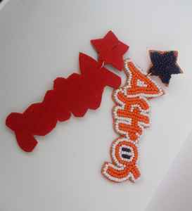 Pendientes de Estrella con Cuentas, Ligeros, Cómodos, Hechos a Mano, con Bordado de Cuentas en la Parte Superior, para Mujeres y Niñas - Product Image 2