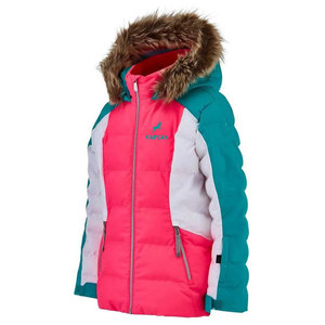 Private Label Women's Longline Waterproof 100% Polyester Fiber Puffer & Bubble Jackets Canvas Fabric with Letter Decoration - Product Image 1