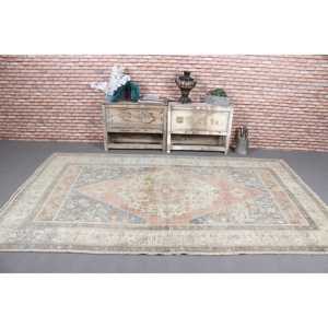 Tapis turc 5,7 x 9,6 pieds, tapis, tapis persan bleu en laine - Product Image 2