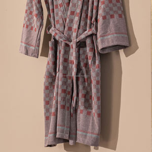 Albornoz unisex de algodón hecho en Turquía tela transpirable peso ligero superventas secado rápido verano todo el año ropa de dormir - Product Image 3