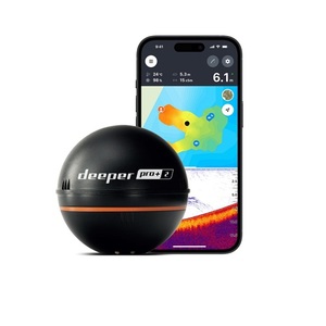 Nouveau sonar de pêche Deeper PRO+ 2 - Sonar de pêche portable et détecteur de profondeur pour kayaks, bateaux et pêche sur glace avec GPS intégré - Product Image 1
