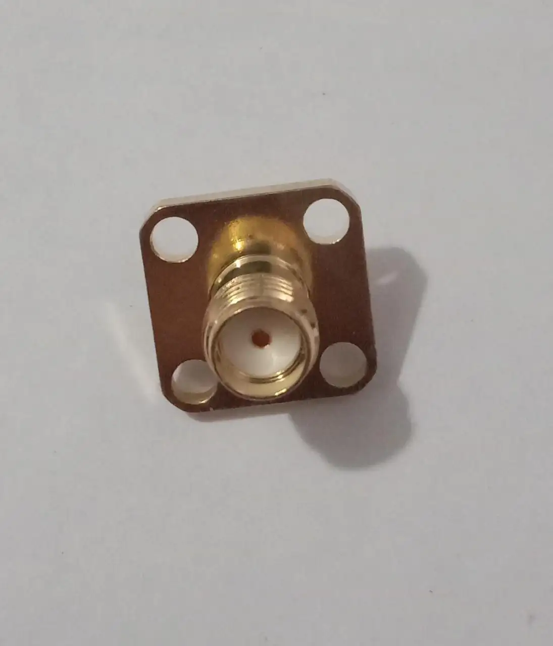 SMA FEMALE 4 HOLE SOLDER CONNECTOR