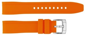 JD371 High Quality Breathable Elastic Orange Silicone Smartwatch Band Sports Soft Lightweight Water-Resistant Unisex 18-24mm - Product Image 6
