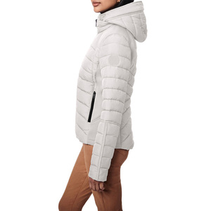 Chaquetas de Invierno Acolchadas para Mujer, con Logotipo Personalizado 2024, Color Sólido, Tejidas, Transpirables y de Alta Calidad - Product Image 2